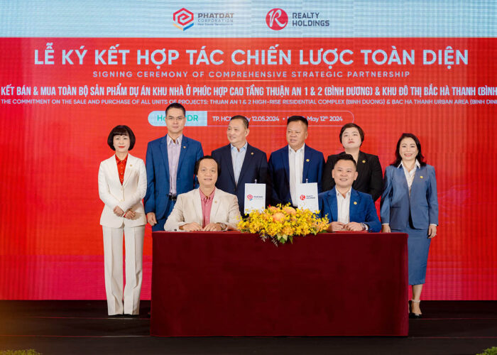 TOÀN CẢNH SỰ KIỆN RA MẮT CÔNG TY REALTY HOLDINGS & KÝ KẾT HỢP TÁC CHIẾN LƯỢC TOÀN DIỆN