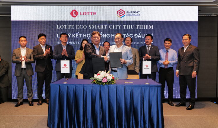Lotte và Phát Đạt chính thức ký kết Hợp đồng Hợp tác Đầu tư dự án Lotte Eco Smart City Thu Thiem